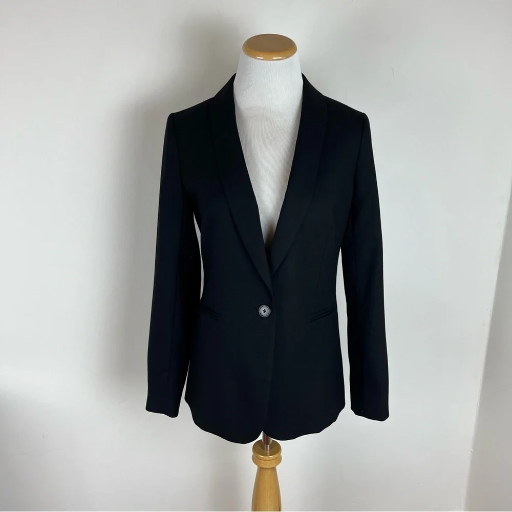 J. Crew Parke Wool Blazer Black Size 2